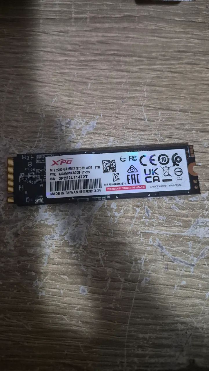 SSD 1 TB TERA COM DISSIPADOR XPG PARA OS5 E XBOX FUNCIONAR PERFEITAMENTE  FAÇO ENVIO  - Foto 3