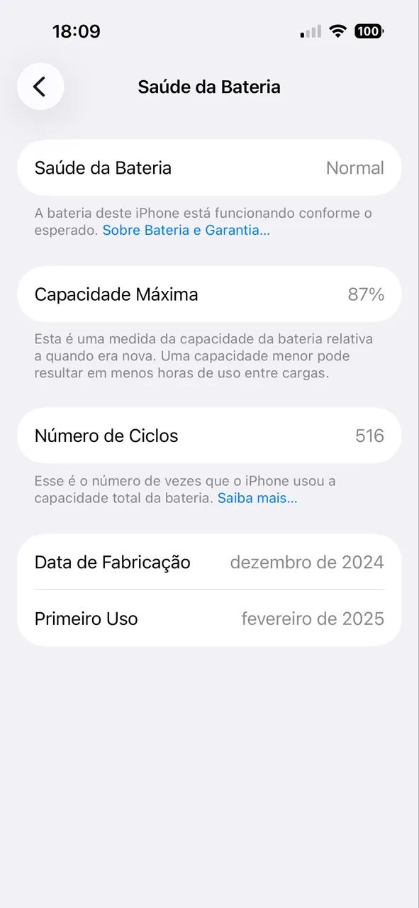 IPHONE 15 - 256g única dona - 87% bateria - Foto 4