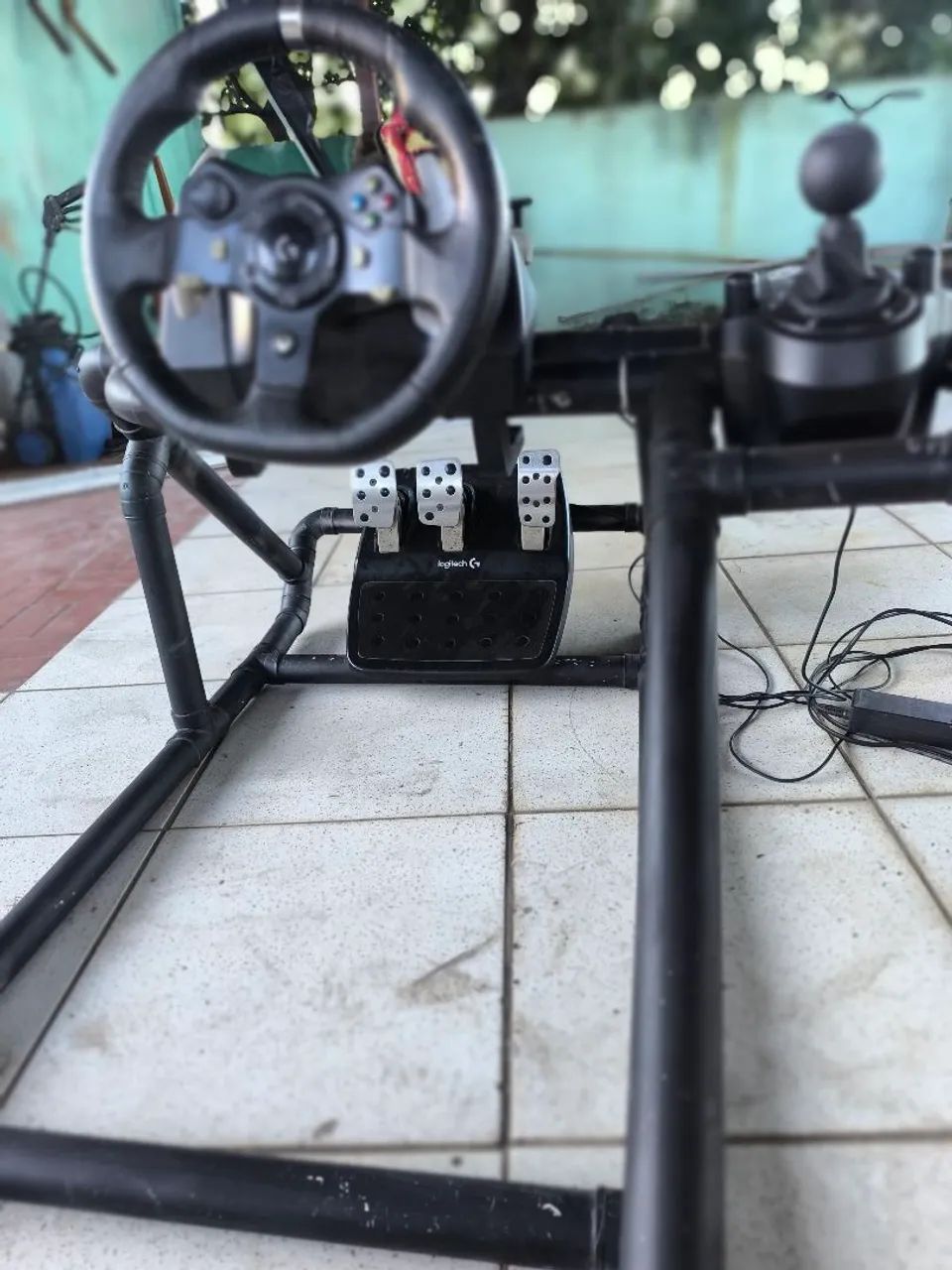 Volante g920 + cockpit caseiro  - Foto 2