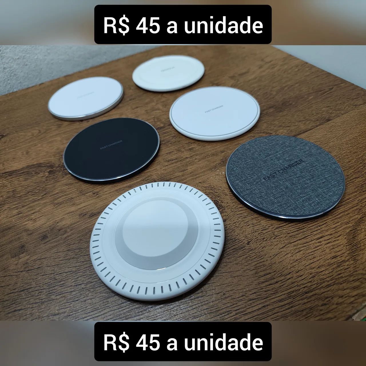 Carregador Indução Sem Fio 15w iPhone Android