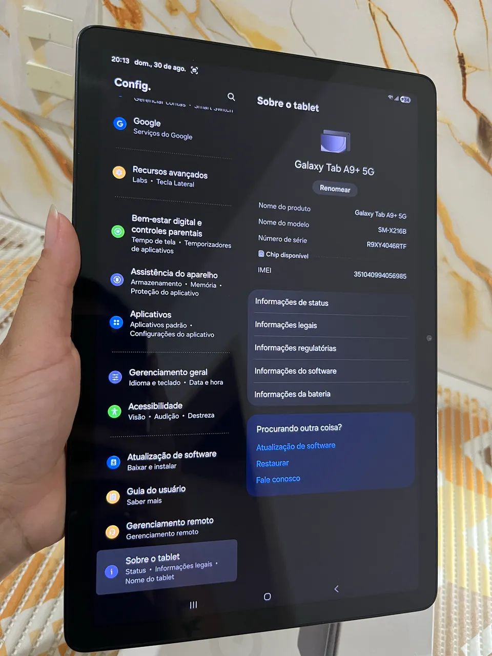 Tablet Samsung Galaxy Tab A9+ 5G - Foto 5