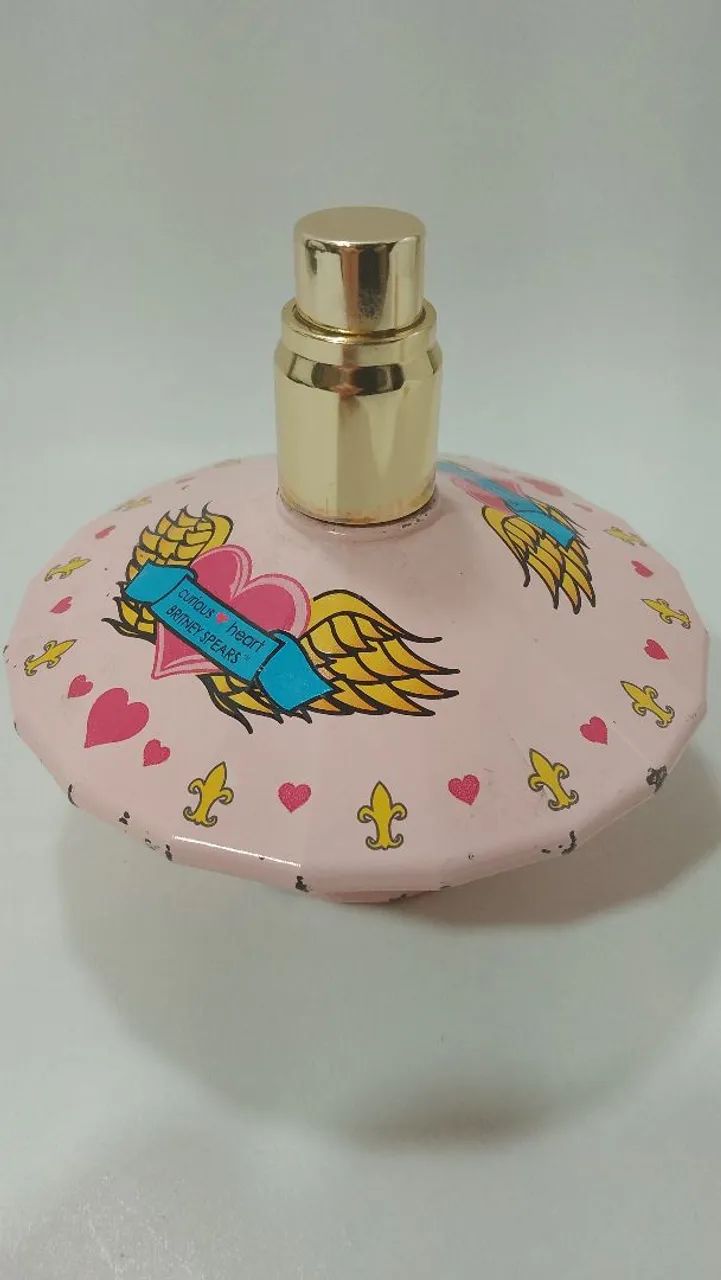 Frasco vazio antigo Perfume Curious Heart Britney Spears - Foto 3