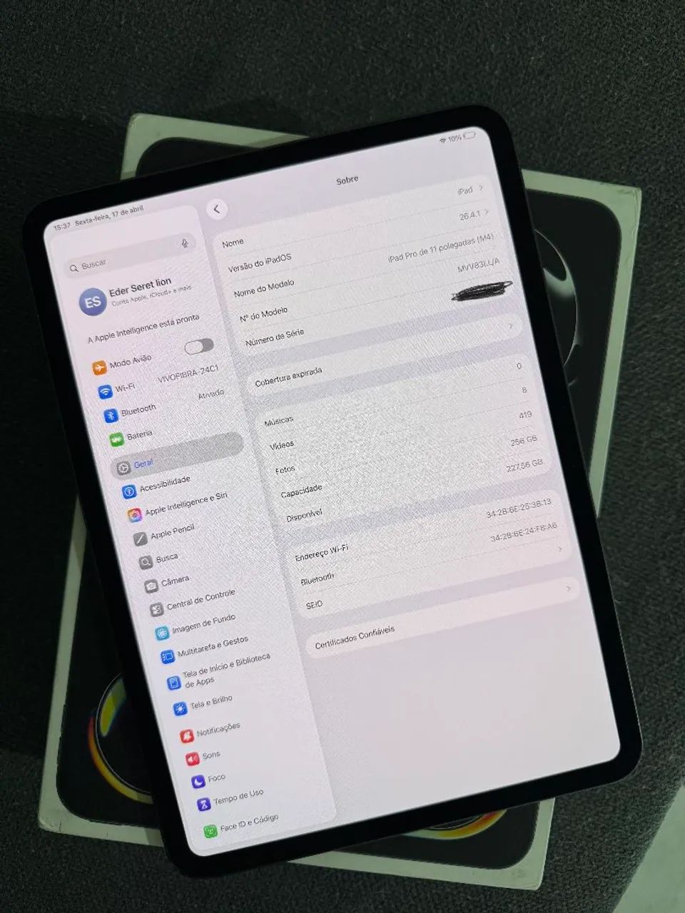 IPAD PRO CHIP M4 11" 256 GB COMPLETO  - Foto 3