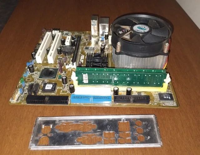kit placa mae asus p5vd2-mx pentium E2140 1,5gb ram - Foto 3