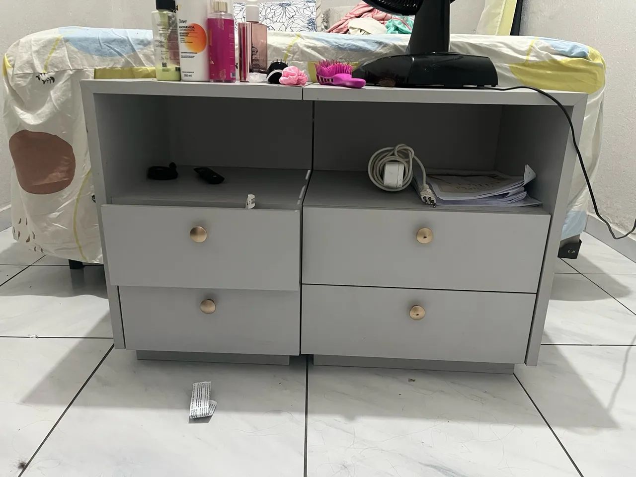 Par de mesa de cabeceira 