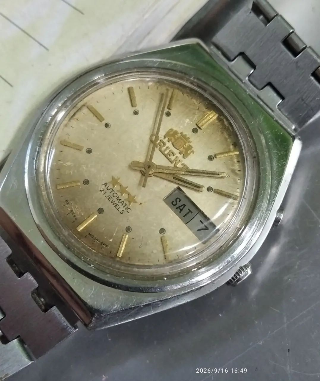 orient automatico marrom claro - Foto 3
