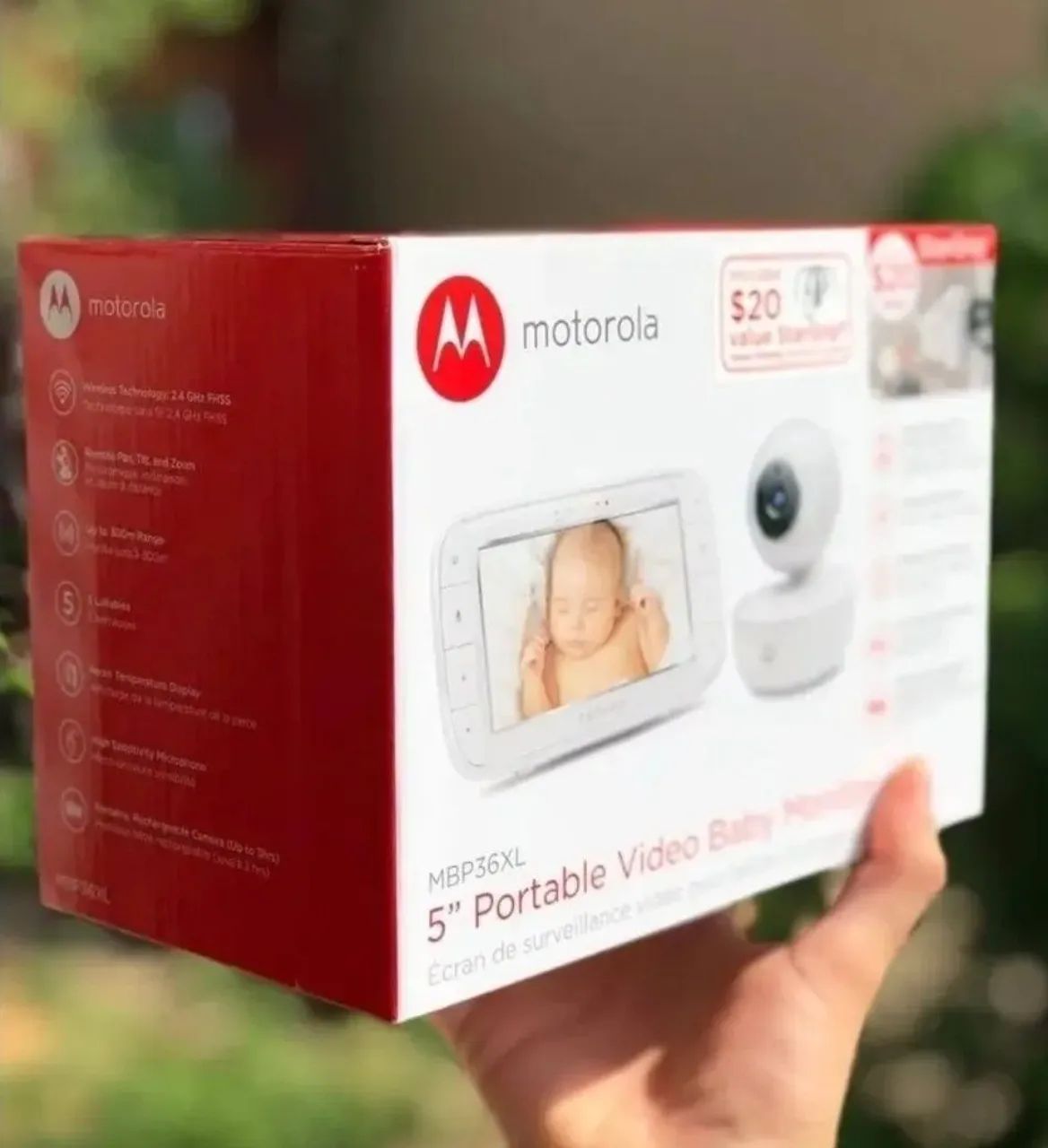 Baba Eletrônica com Tela Grande e Visão Noturna Motorola - Foto 2