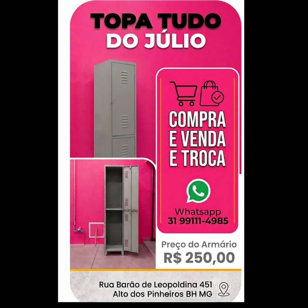 Roupeiro de aço  - Foto 2