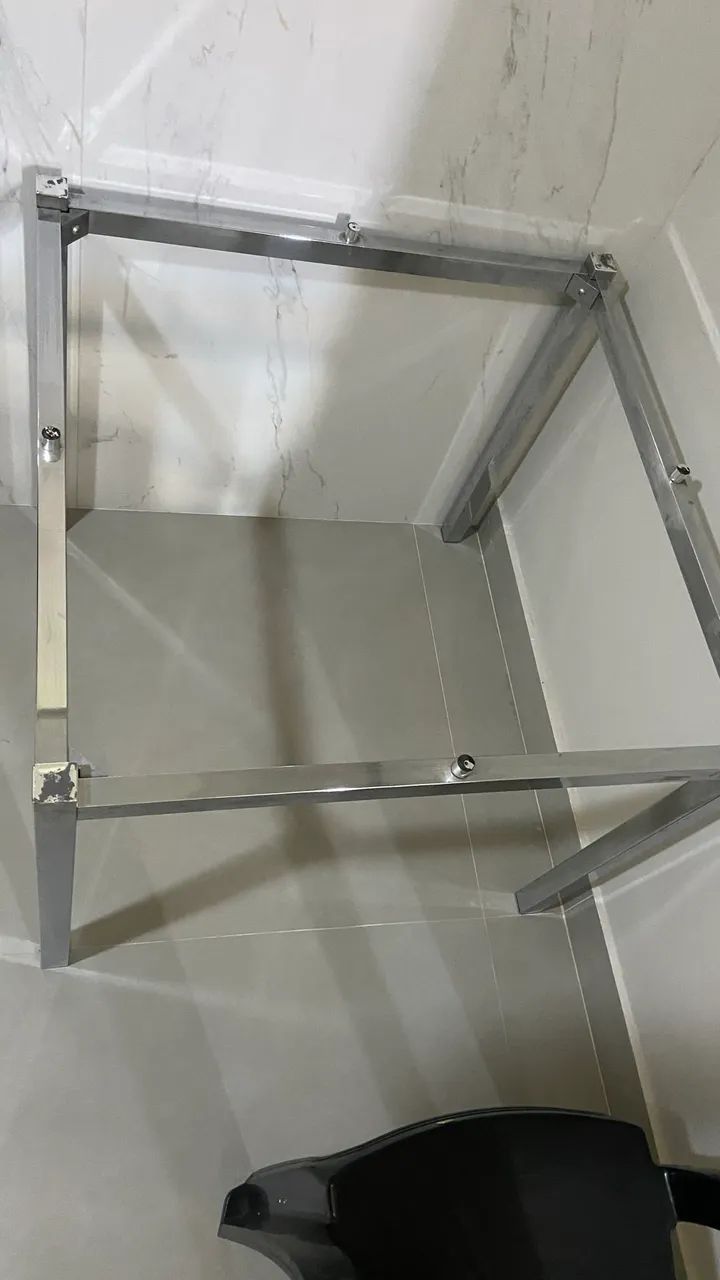 Bate de meta mesa vidro - Foto 2
