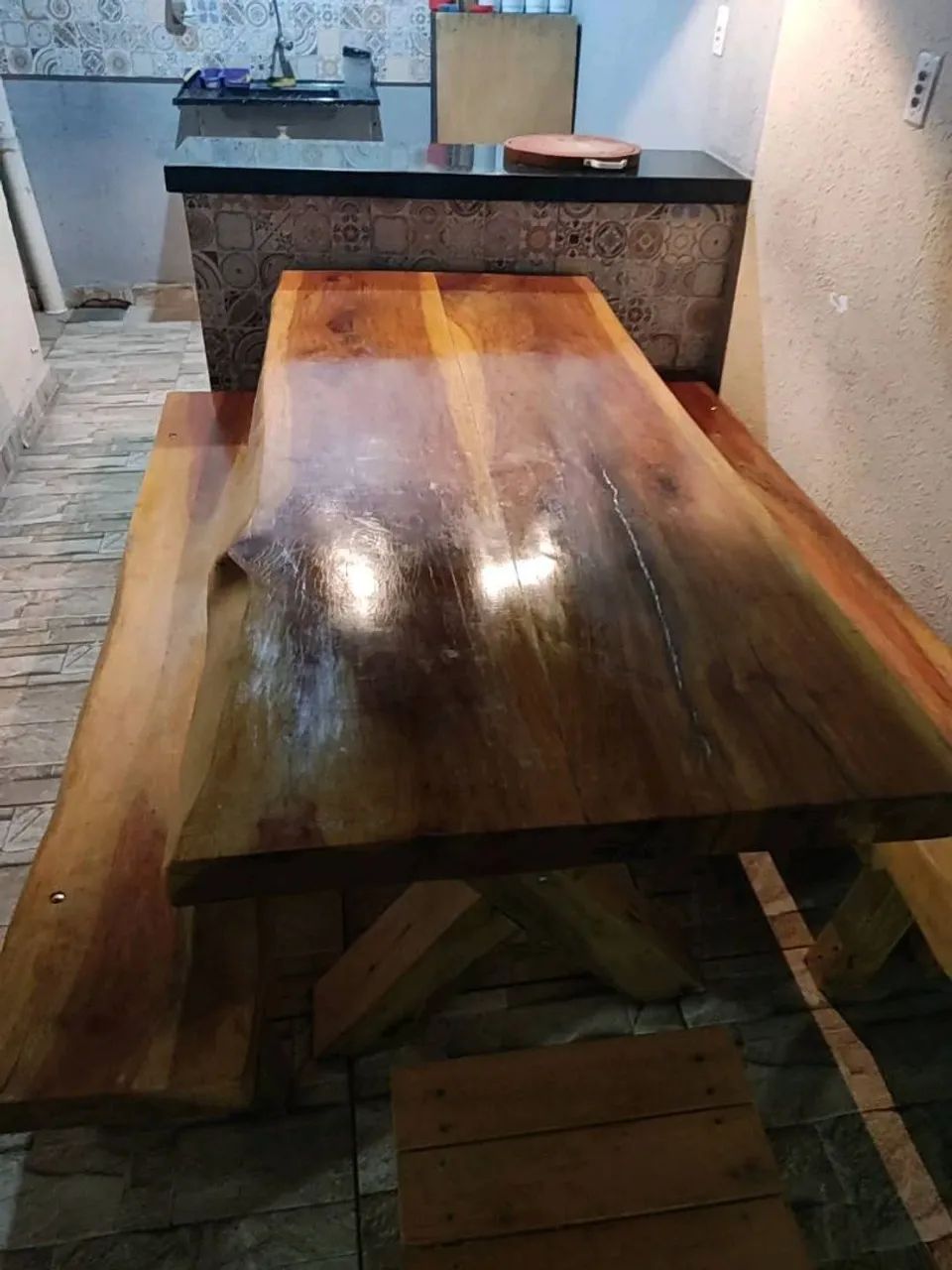 Mesa Rústica 