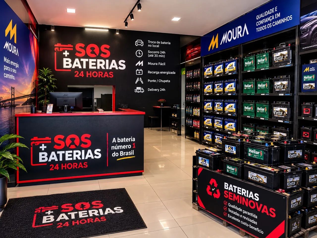 Bateria Nova e Recondicionado(usada) - Foto 4