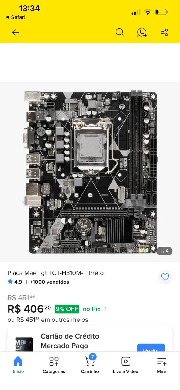 Placa mãe tgt - Foto 2