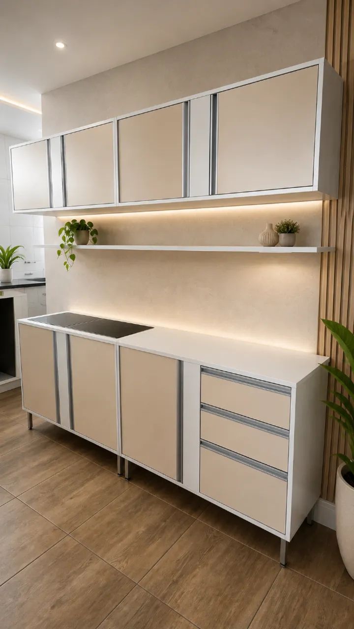 COZINHA MDF 2 METROS - MODERNA E ESPAÇOSA ?