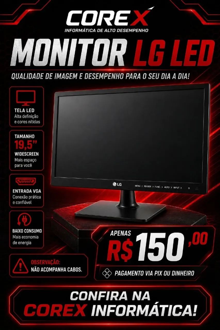 Monitor Lg 19 Polegadas