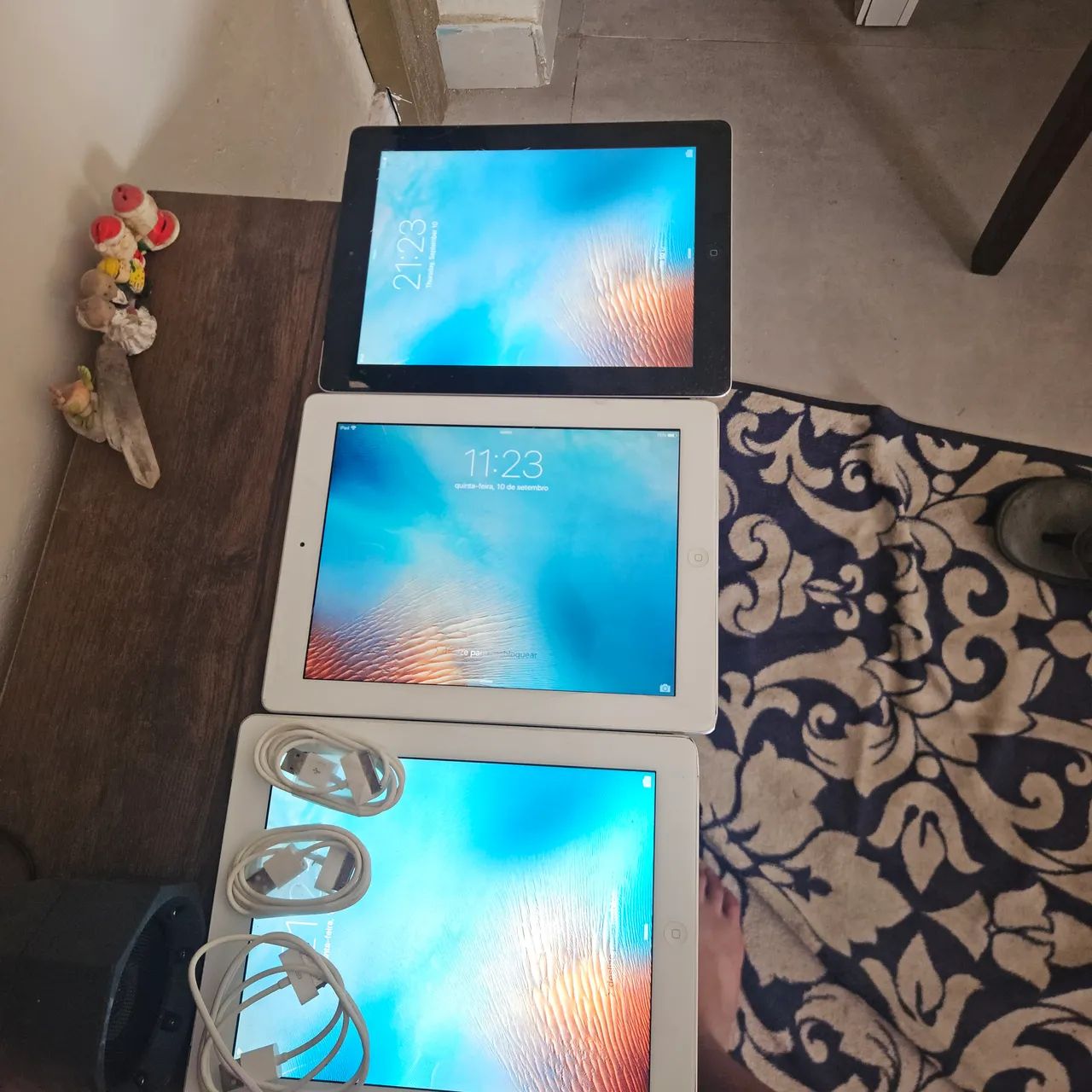 3 tablets de 2 geração ipad