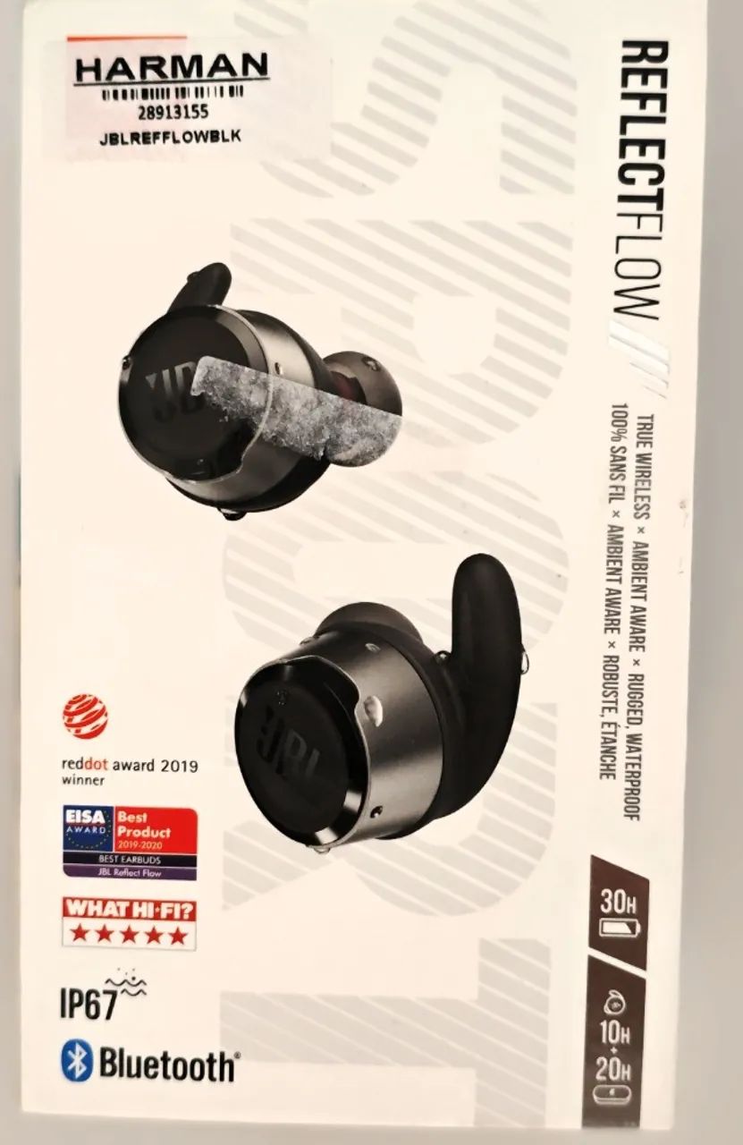 Fone JBL Reflect Flow IP67 Bluetooth Sport