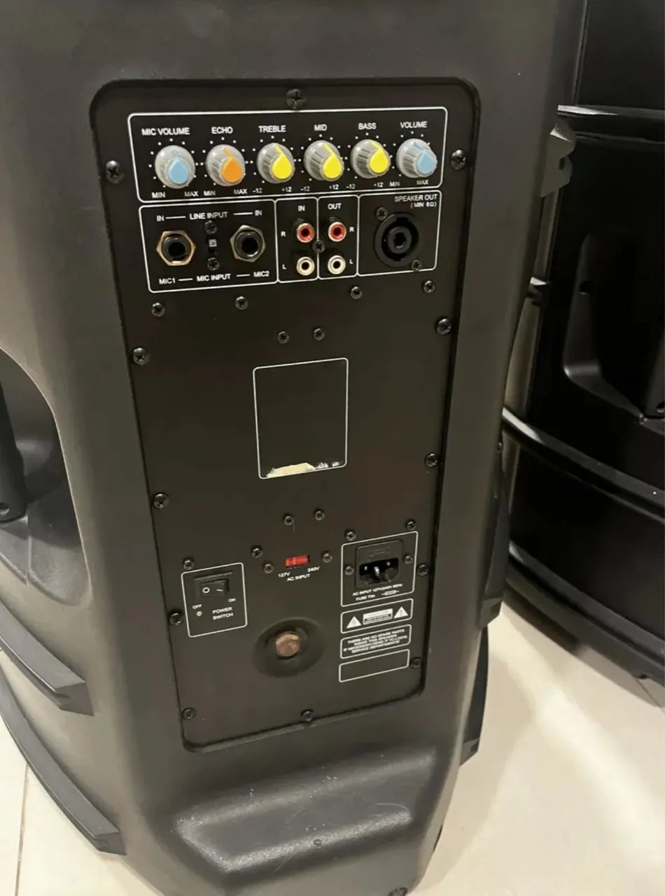Caixa Amplifica Csr 4000a 15 Pol  - Excelentes - Foto 4