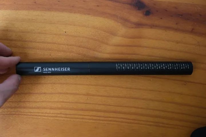 Microfone Shotgun Sennheiser Mke 600 Preto