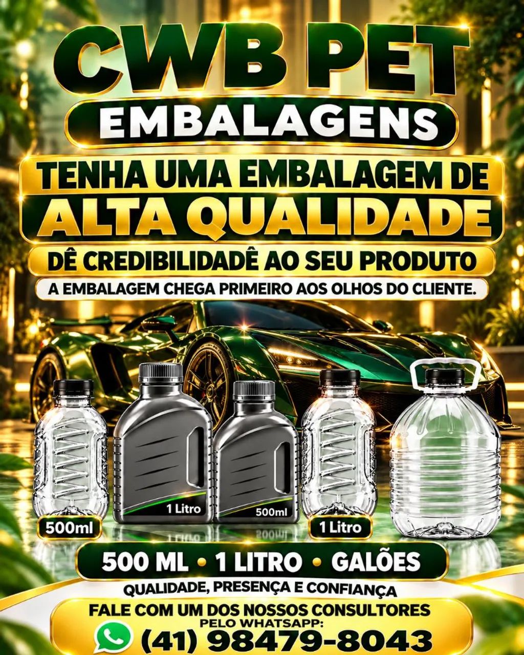 Embalagem pet 