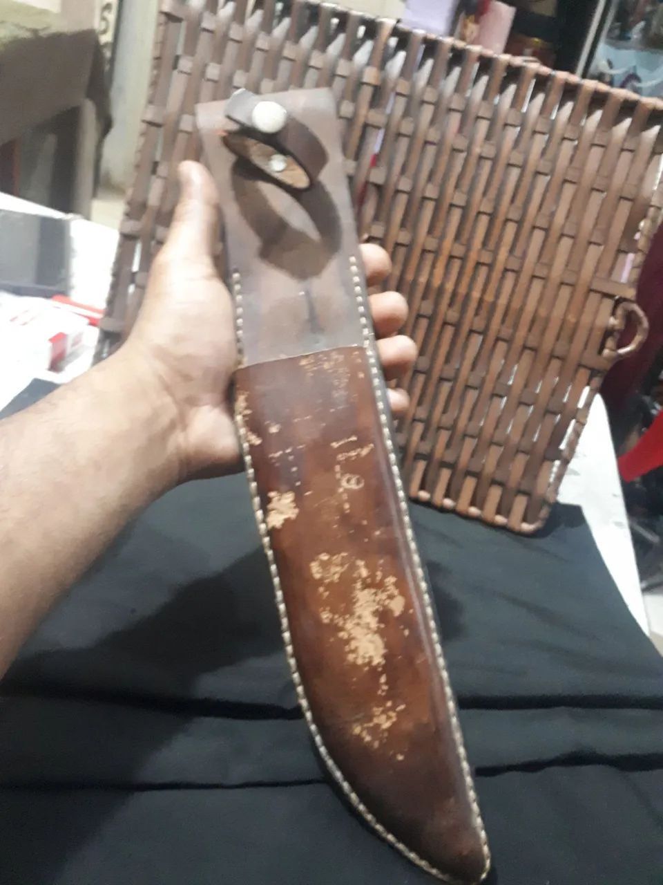 Bainha couro 37 cm - Foto 3