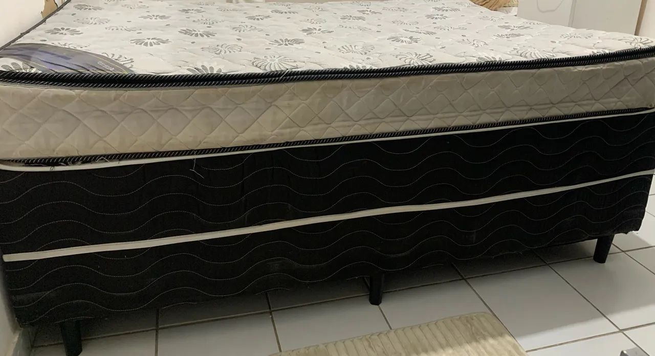 Cama de casal com  colchão American flex , molas ensacadas  - Foto 3