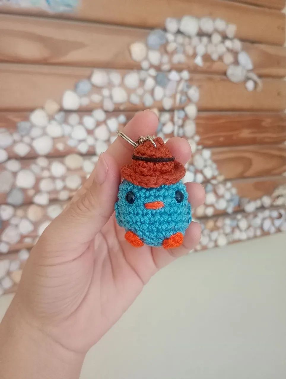 Chaveiros de amigurumi 
