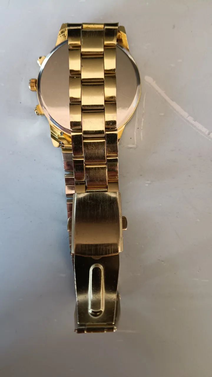 Relógio Shaarms Dourado  - Foto 4