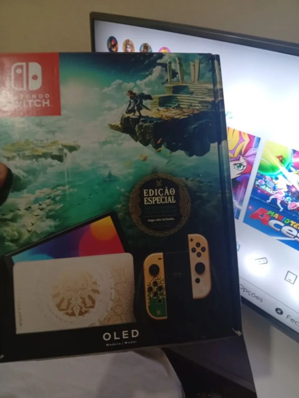 nintendo switch oled  destravado - Foto 2