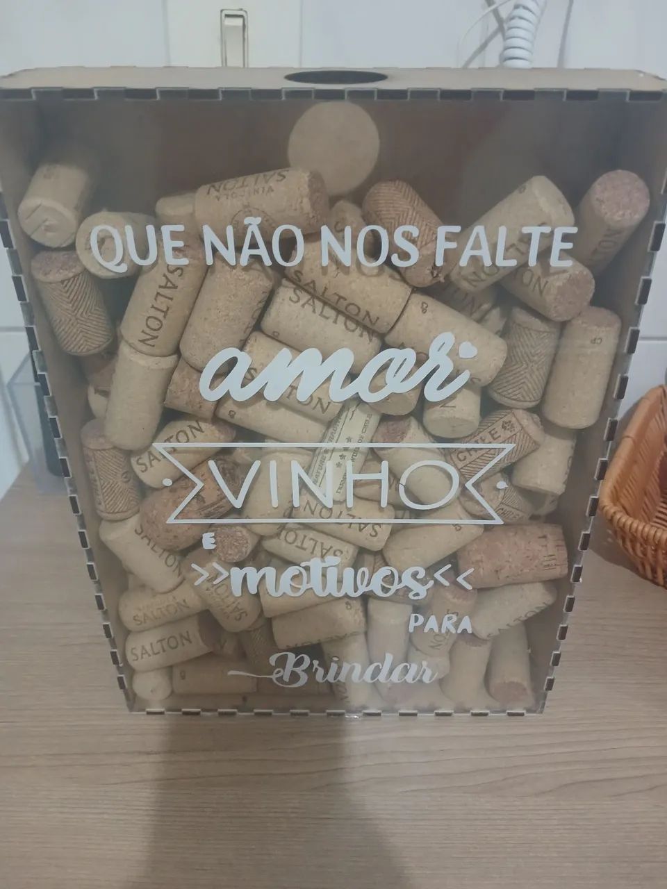 Quadro com rolhas