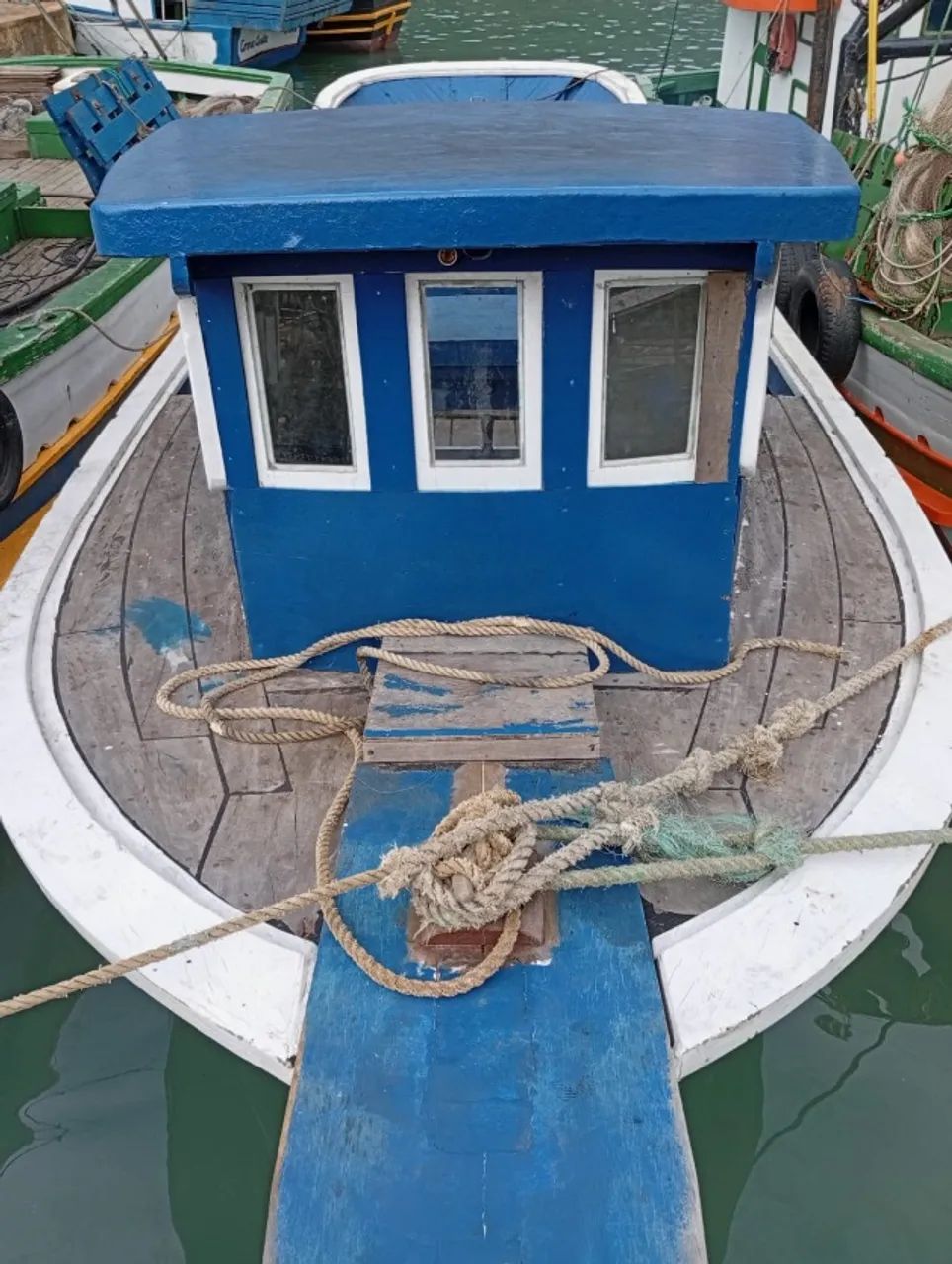 Embarcação de Madeira - Recém Reformado - Foto 4