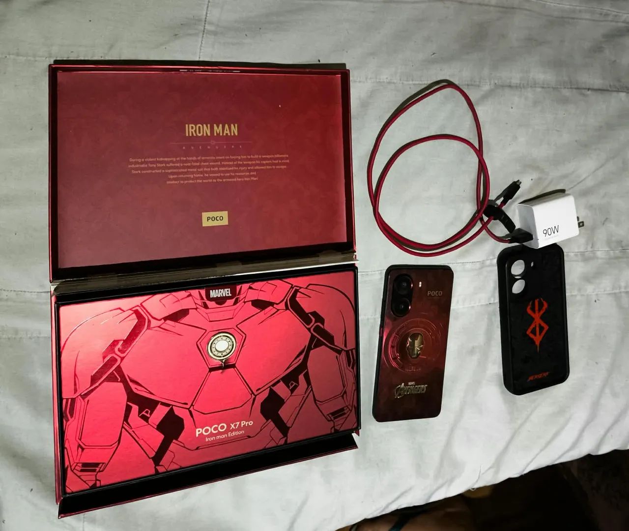 POCO X7 PRO VERSAO IRON MAN - Foto 2