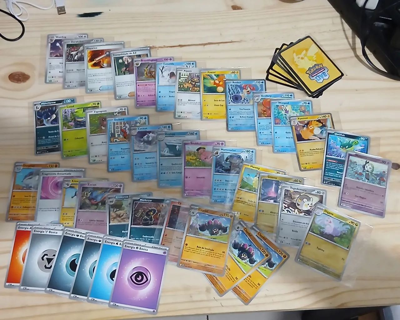 45 cartas Pokémon Megaevolução + hits  - Foto 3