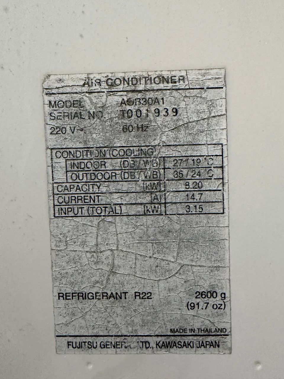 Ar 30 mil btus Fujitsu - Foto 3