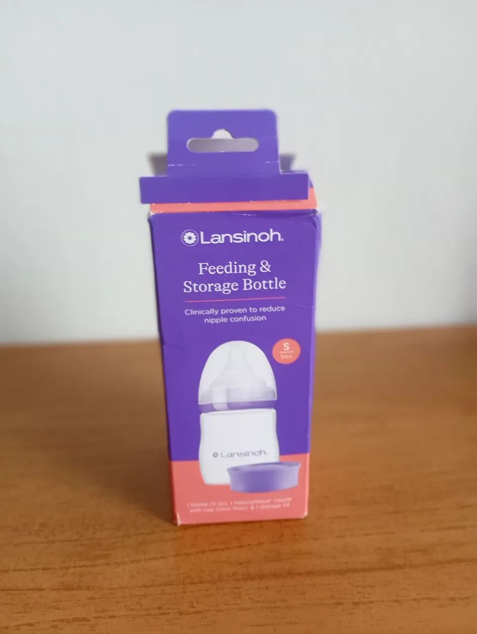 Mamadeira Lansinoh 160ml Biberón Anticólica Com Bico Branco - Foto 3