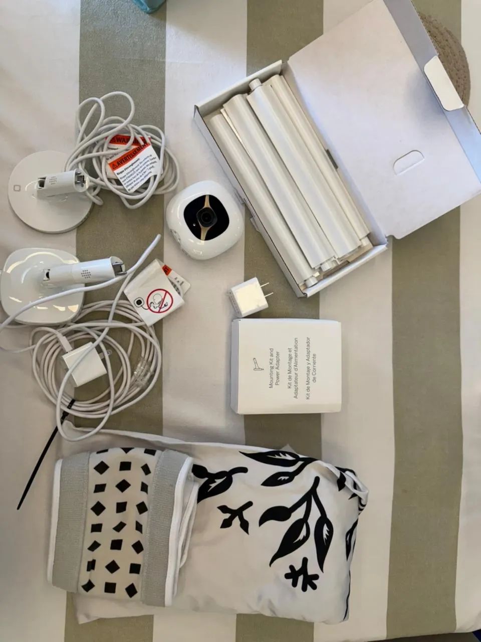 Nanit baba eletrônica com IA kit completo com 2 bases  - Foto 5