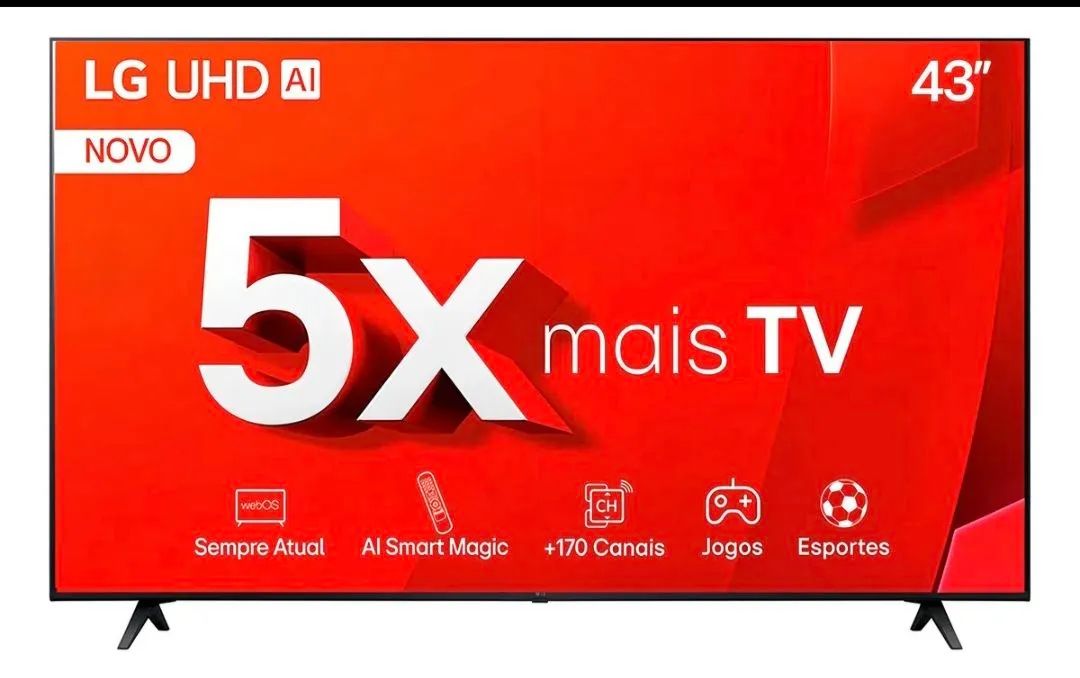 Tv lg 4k 43 polegadas. 