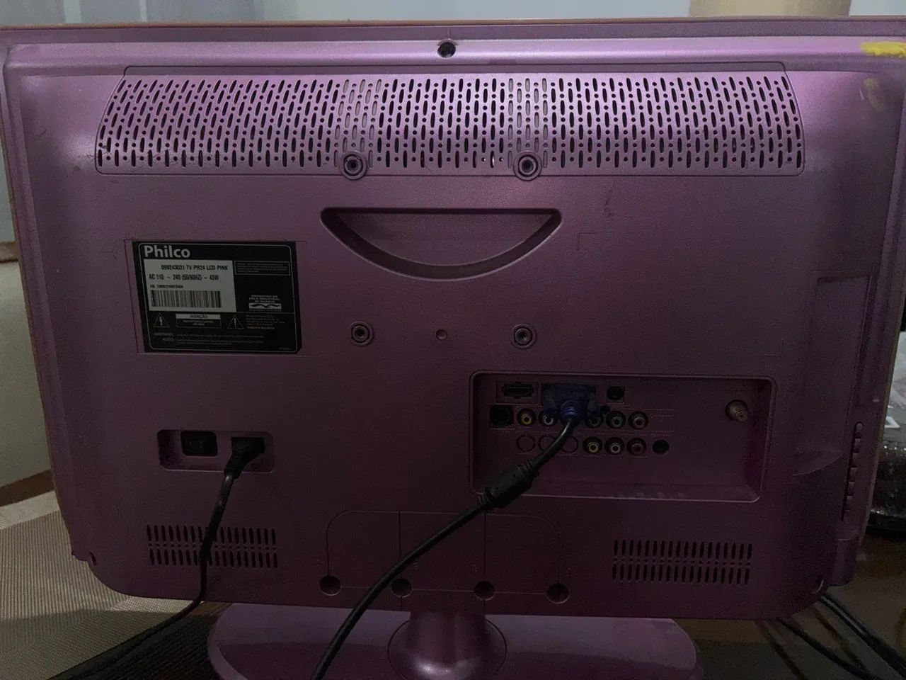 Televisão rosa Philco 24 polegadas  - Foto 4
