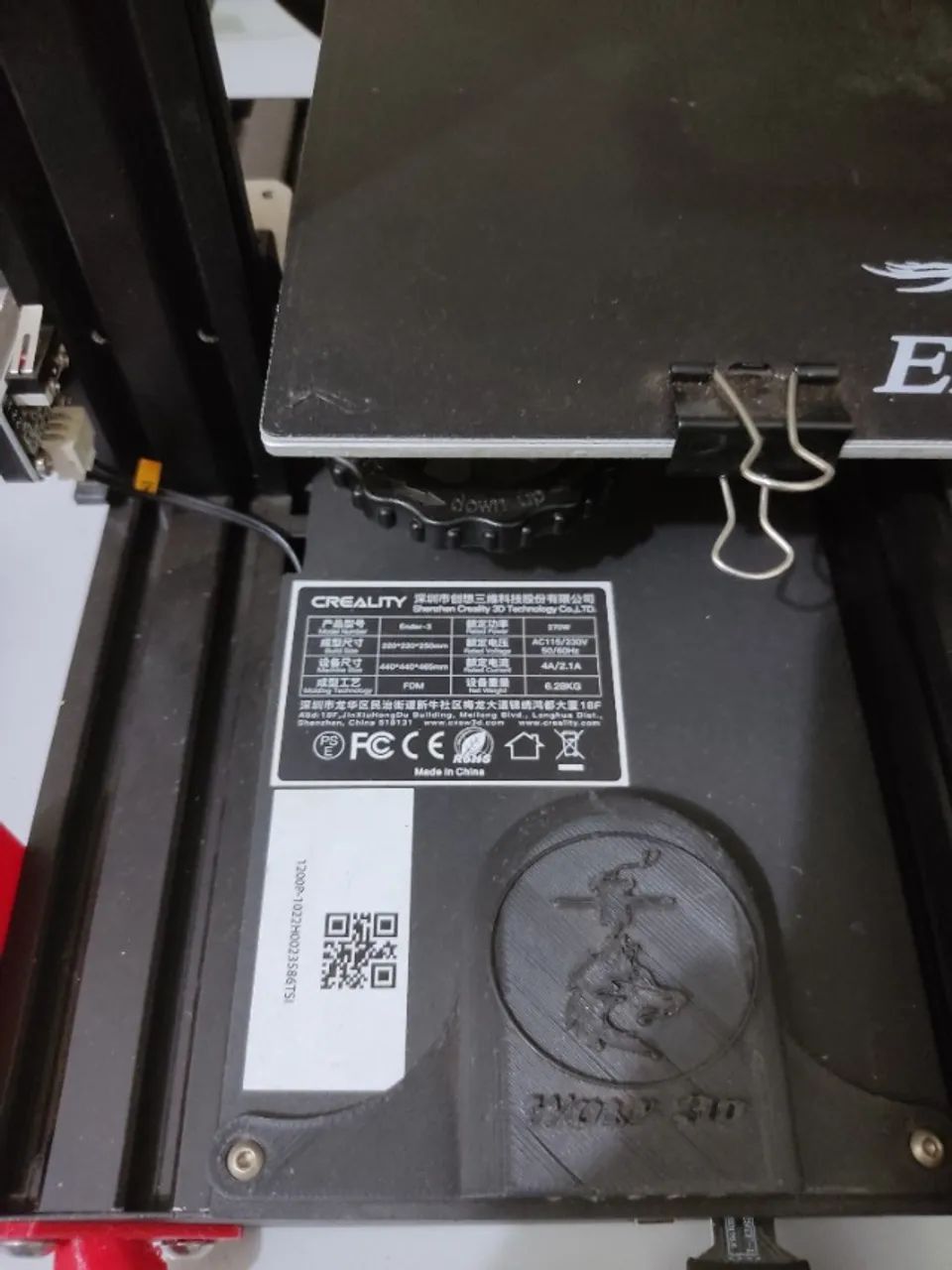 Impressora 3D Creality Ender 3 + Acessórios + Customizações - Foto 3