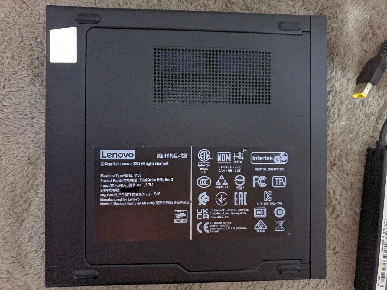 Lenovo ThinkCentre M90q Gen 3 i5 - 12500 - Foto 4
