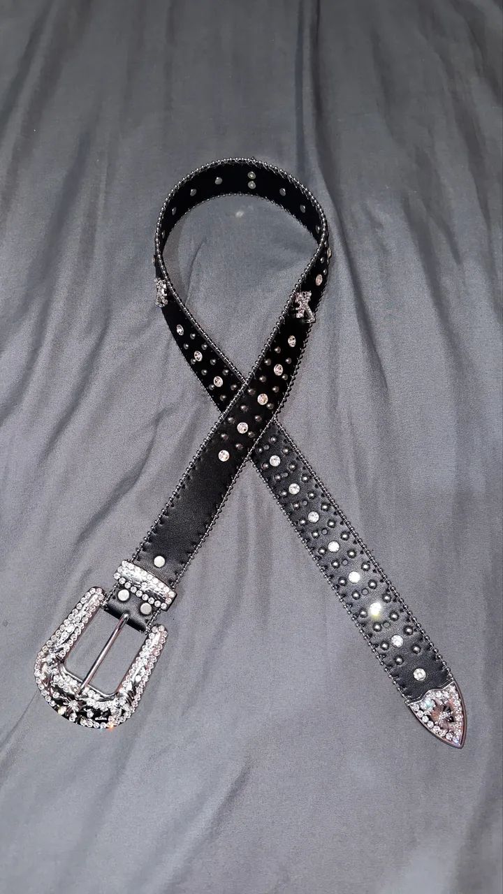 Cinto Cravejado de Strass Y2k - Foto 4