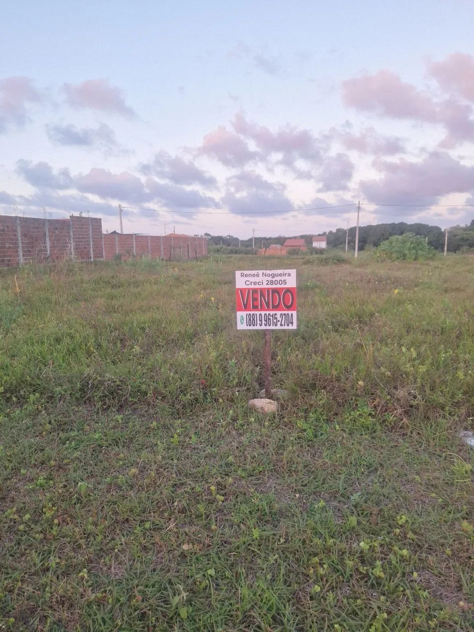 Lote pronto pra Construir