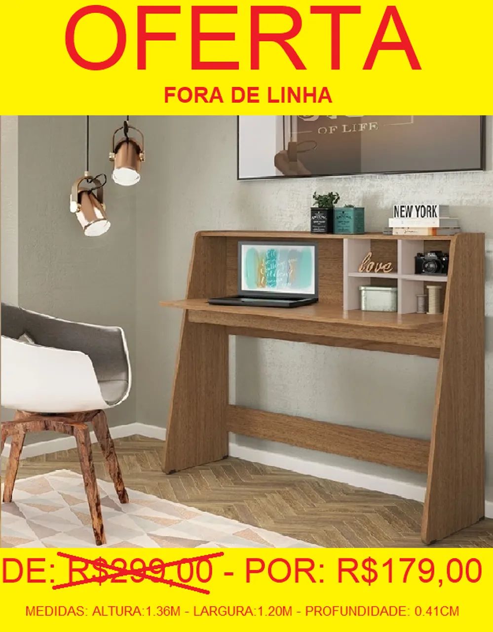 escrivaninha - oferta - retro - compre e retire hoje mesmo 