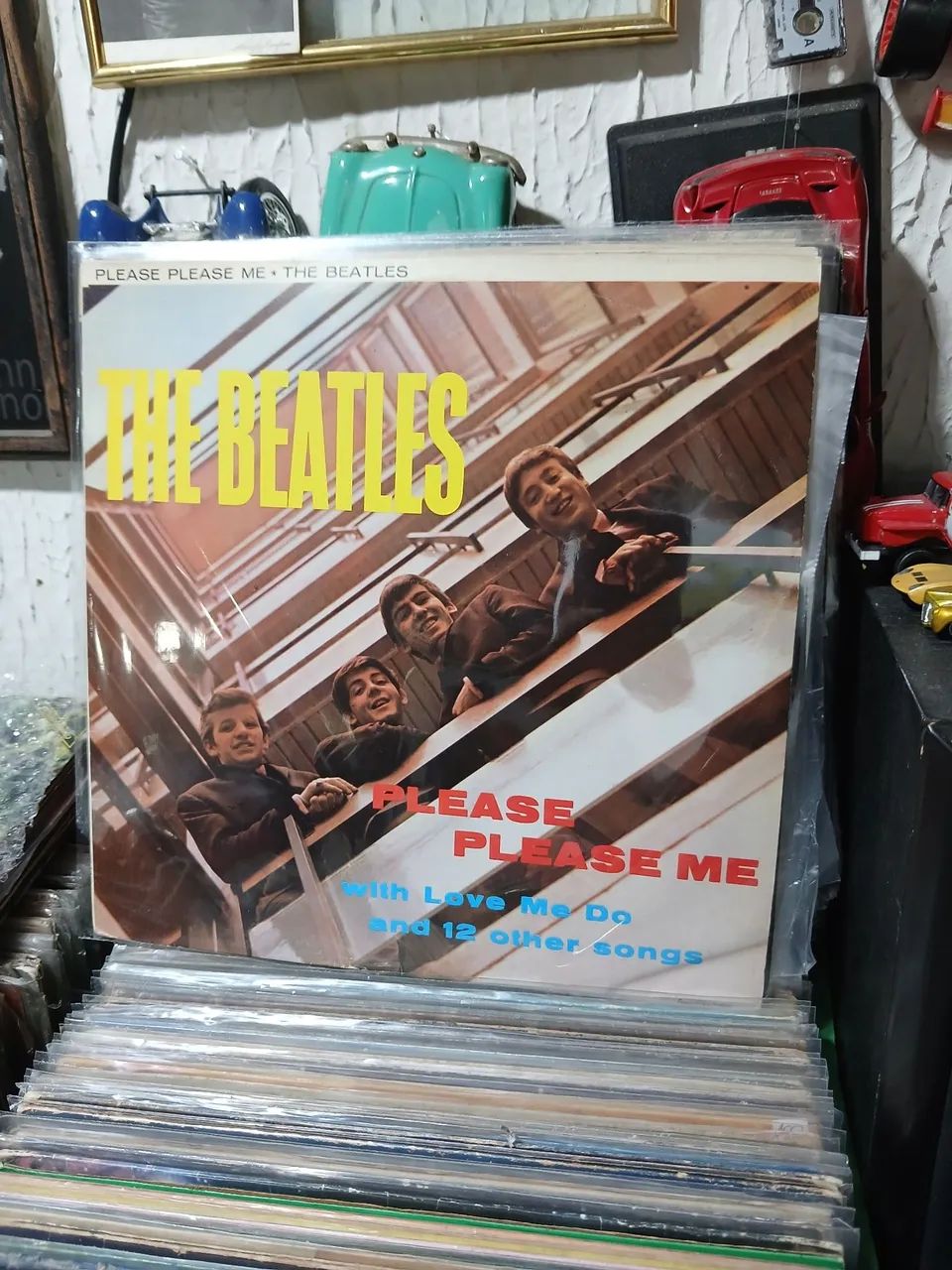 Lote com 10 discos de vinil The Beatles  - Foto 2
