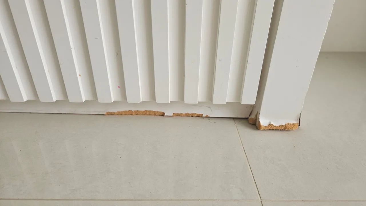 Doação Painel de madeira com pintura em laca branco - Foto 5
