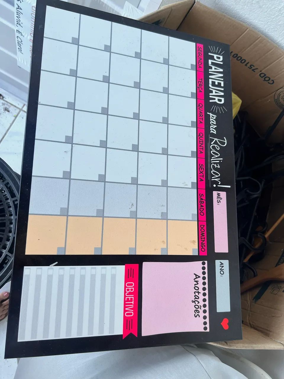 Lousa Planner Magnetico De Parede - Foto 2