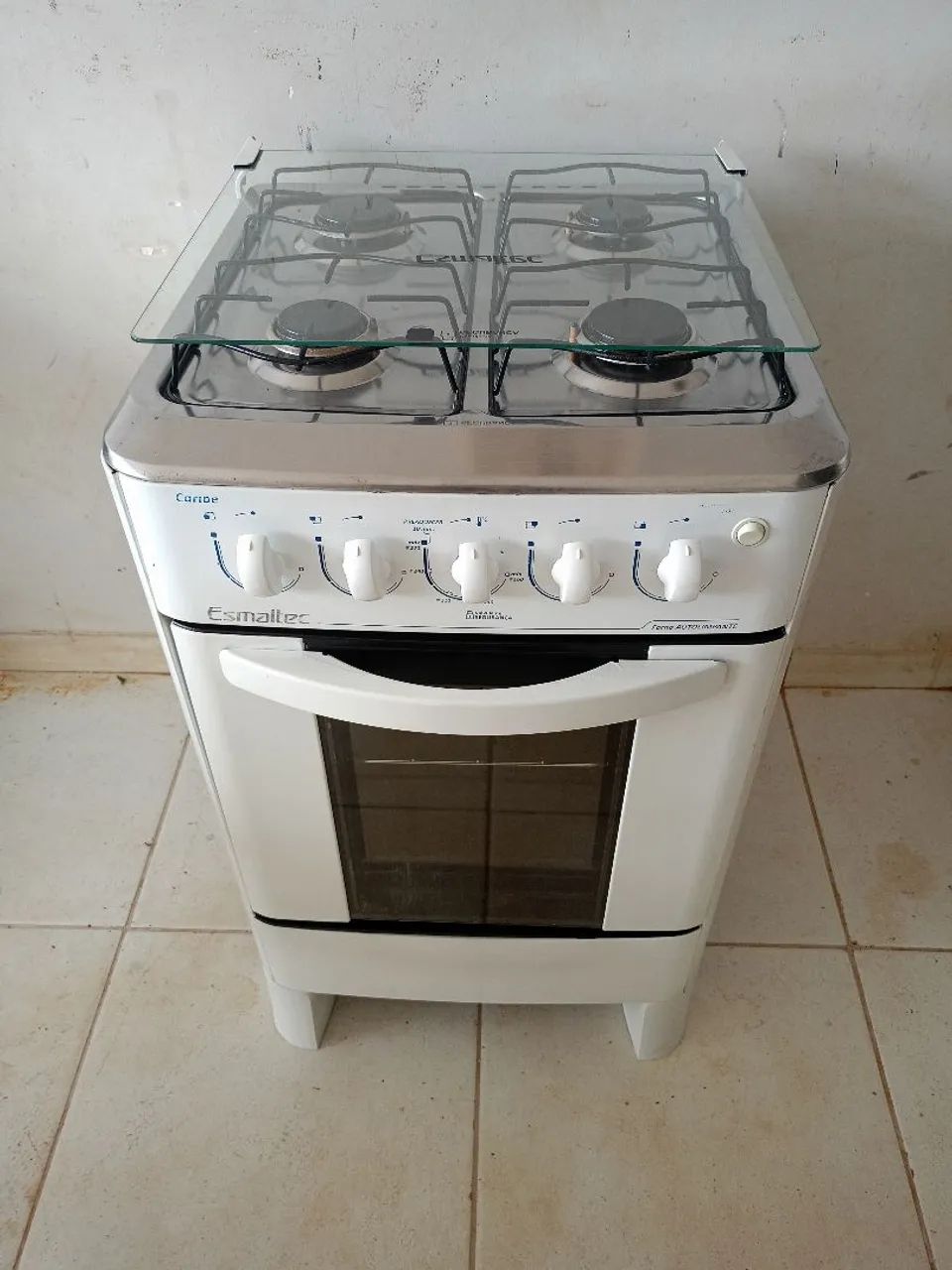 Fogão 4 bocas automático entrego 