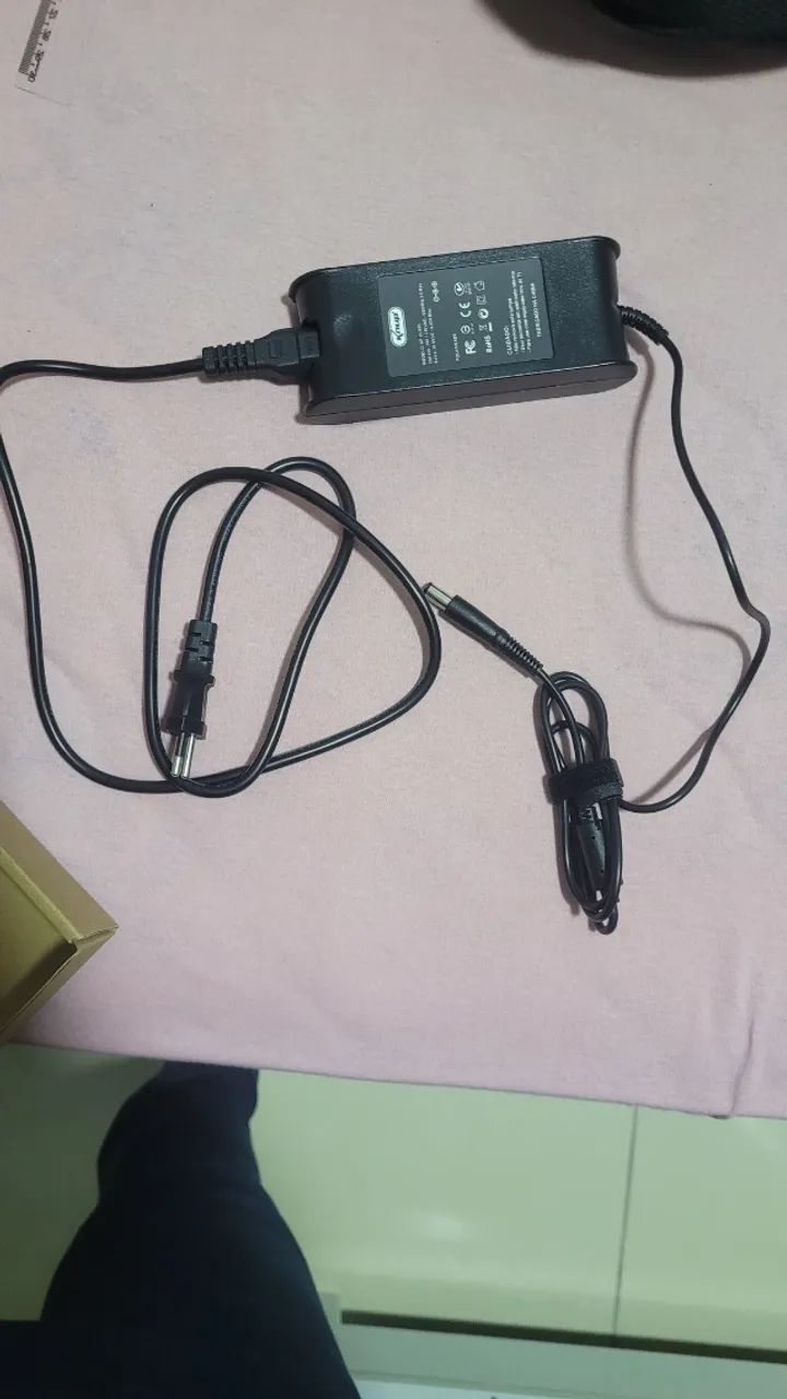 carregador do notebook dell nunca usado  R$  110,00 - Foto 3