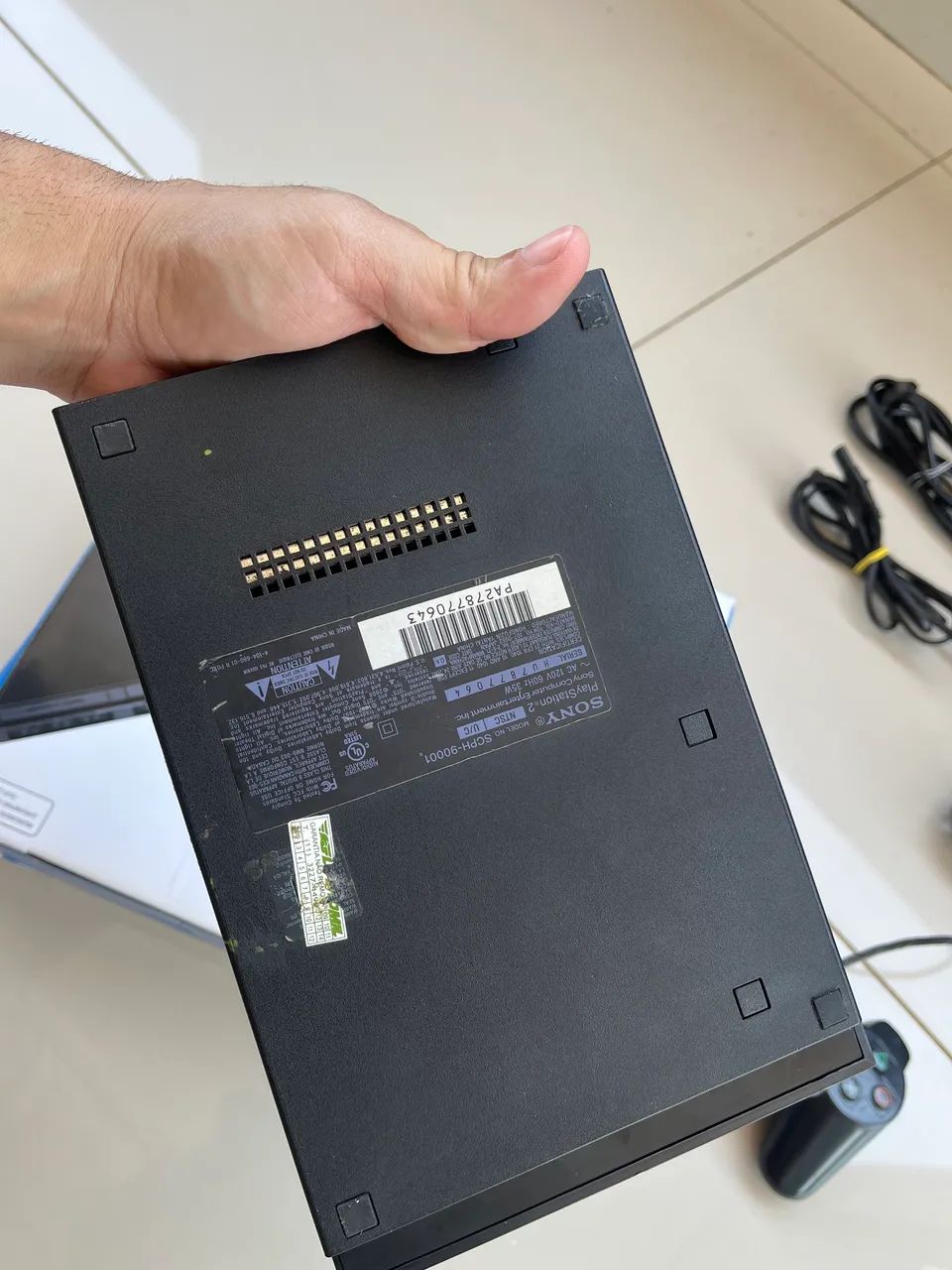 Playstation 2 slim na caixa + controle - Foto 4