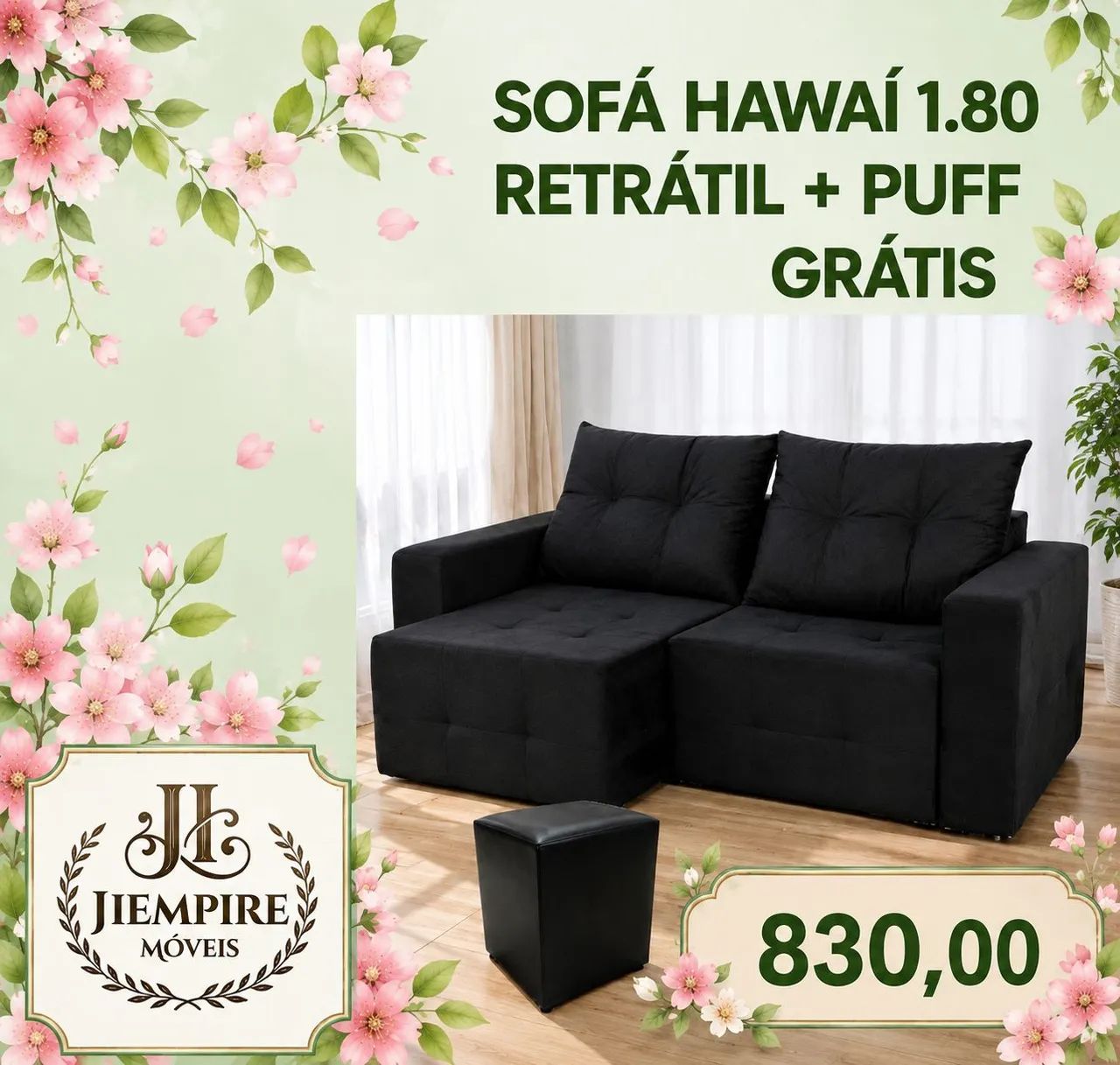 Sofá retral PROMO ÇÃO  - Foto 2