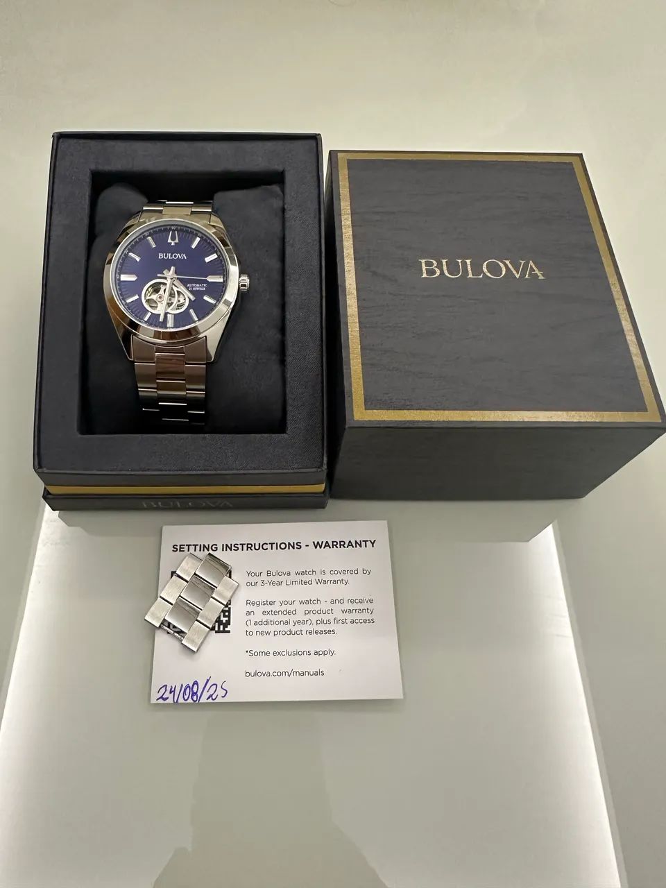 Relógio Bulova Surveyor Automático 21 jóias